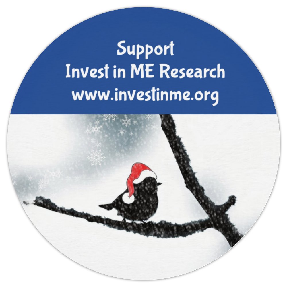 Blue Santa bird Sticker